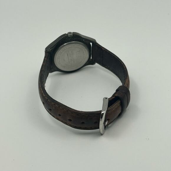Timex Expedition Women’s Stainless Steel Brown Leather Watch, 32mm Working - Picture 5 of 8